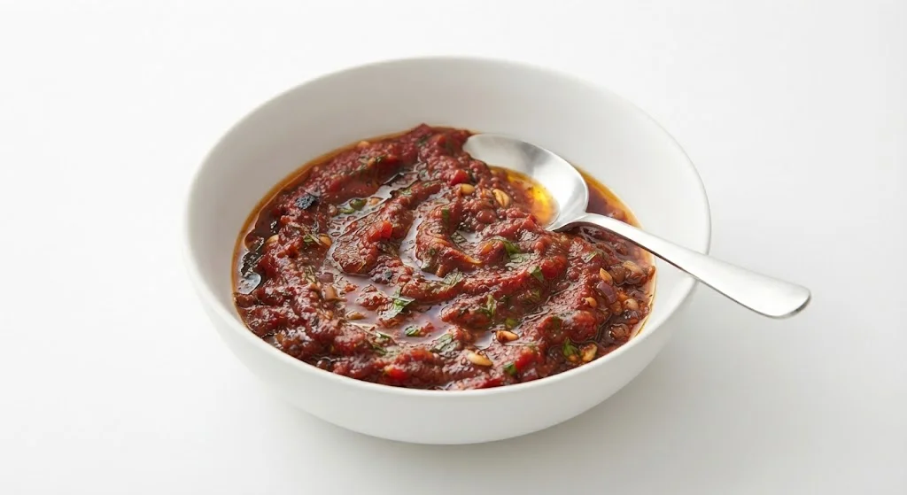 پوره گوجه فرنگی سرخ شده